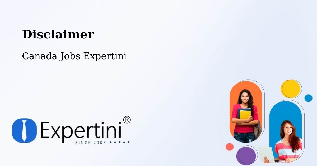Disclaimer – Hanover - Canada Jobs Expertini